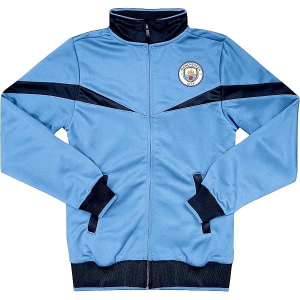 Kids Track Jacket Manchester City – Officially Licensed